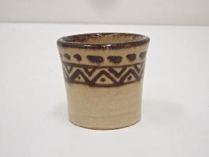 作家物　鉄絵蓋置